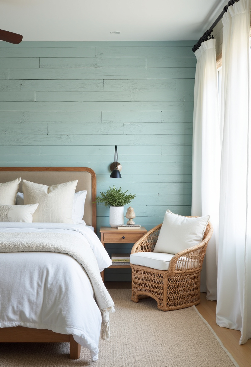 Accent Wall Bedroom Paint Design Boho