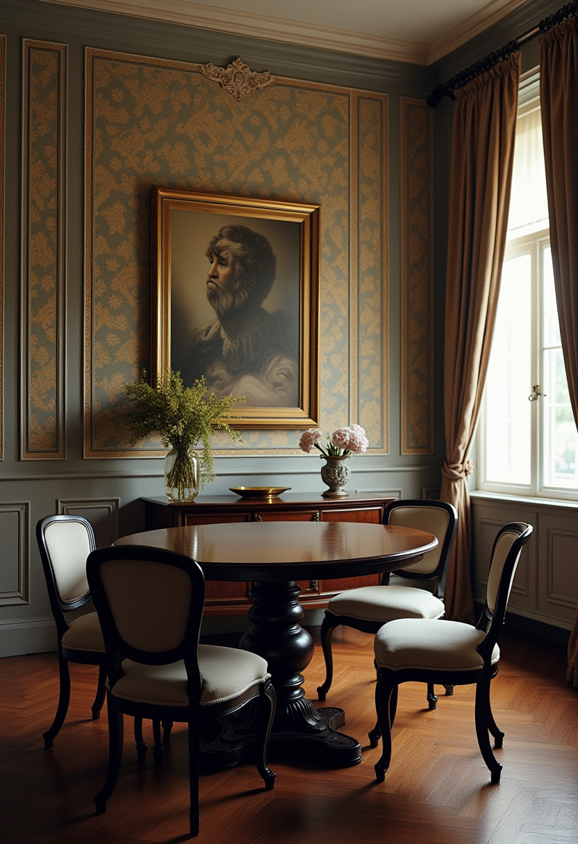 53+ Dining Area Wall Design