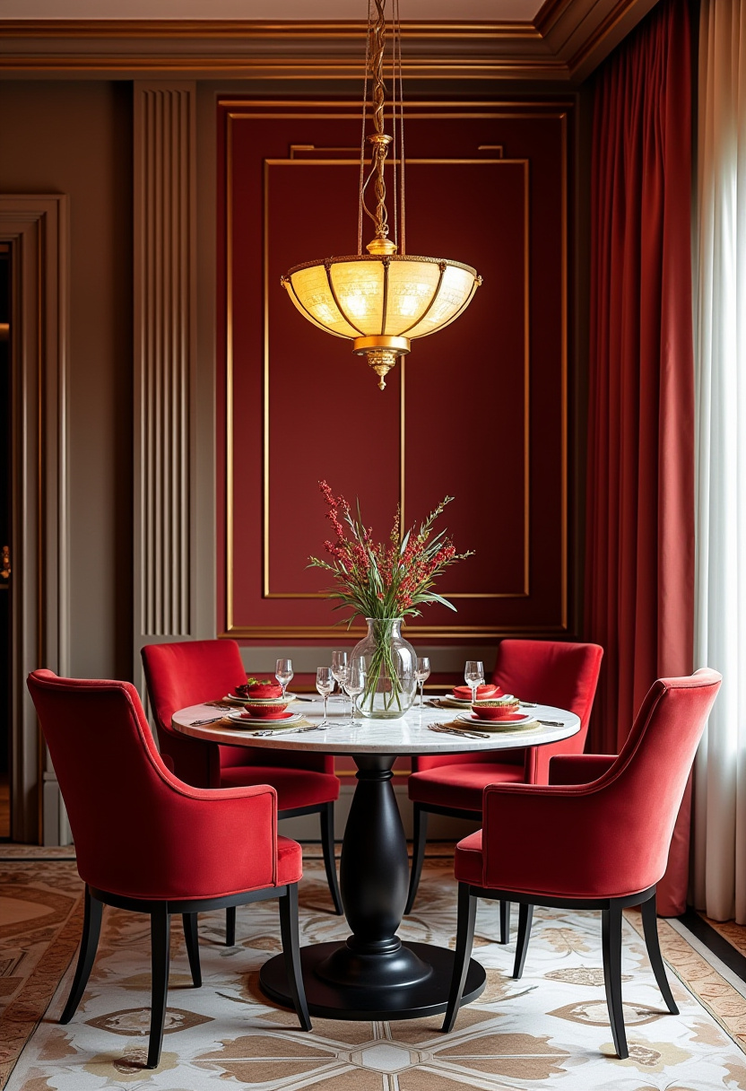 Accent Wall Dining Room Paint Ideas