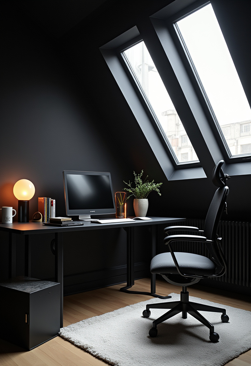 48+ Attic Apartment Home Office Design