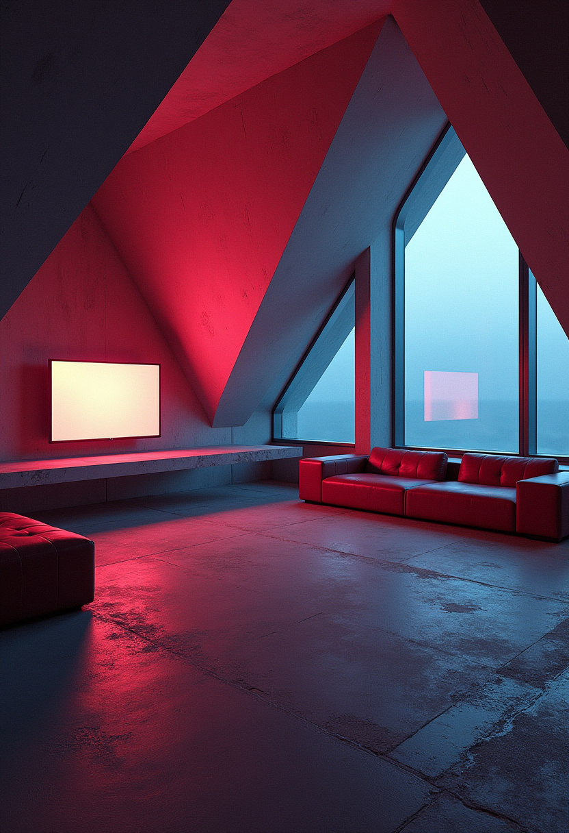 44+ Attic interior design Aesthetic