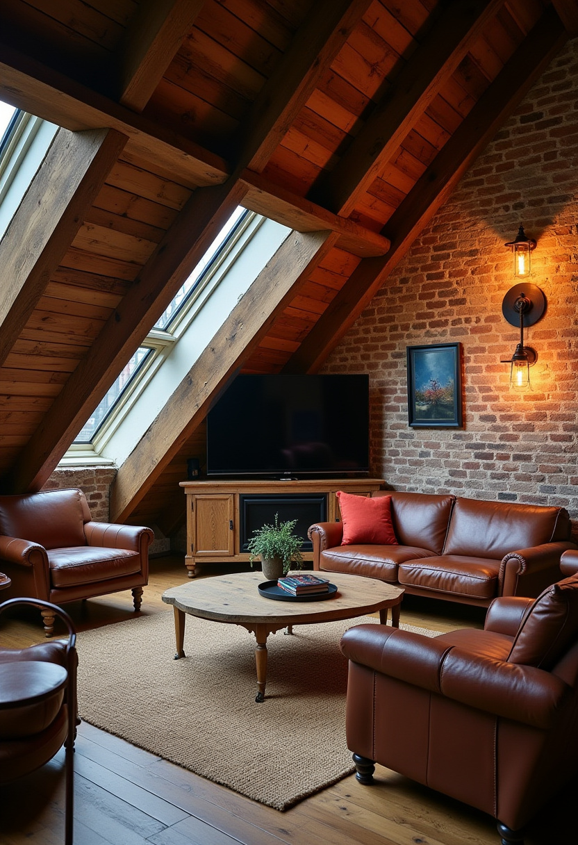 57+ Creative Attic TV Room Ideas for Small Home