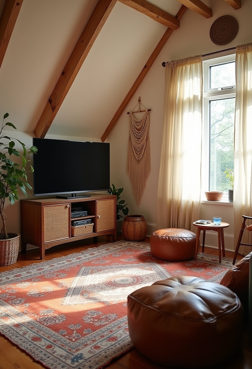 34+ Low Attic TV Room Ideas
