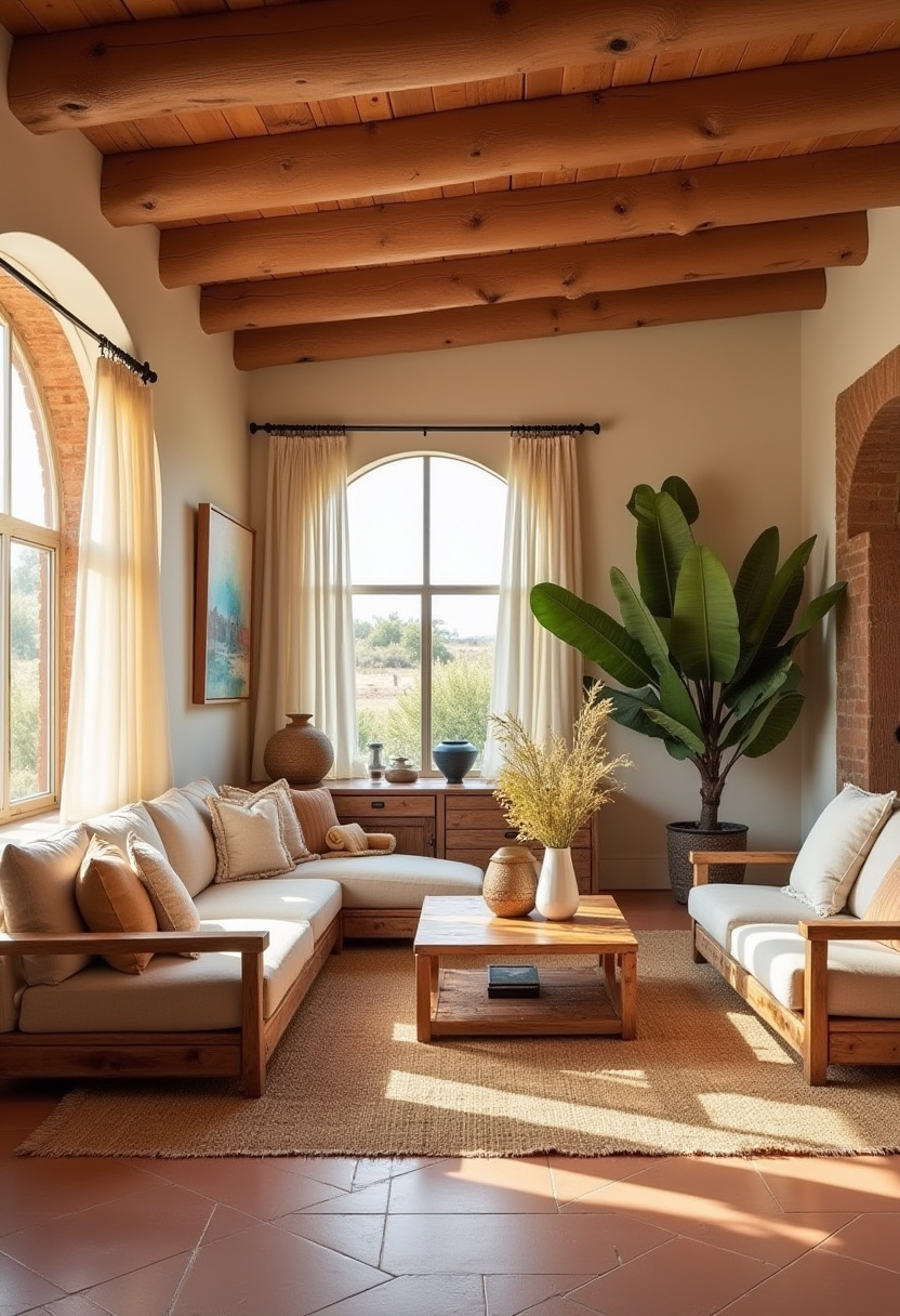 beachy living room 26