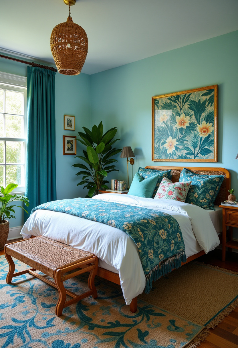 Blue and White Bedroom Ideas