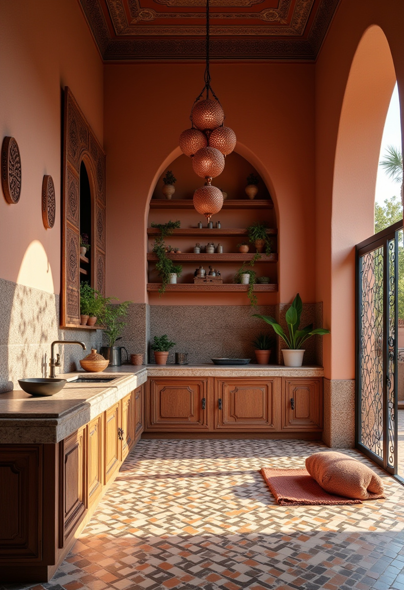 34+ Boho Kitchen Ideas Bohemian Style