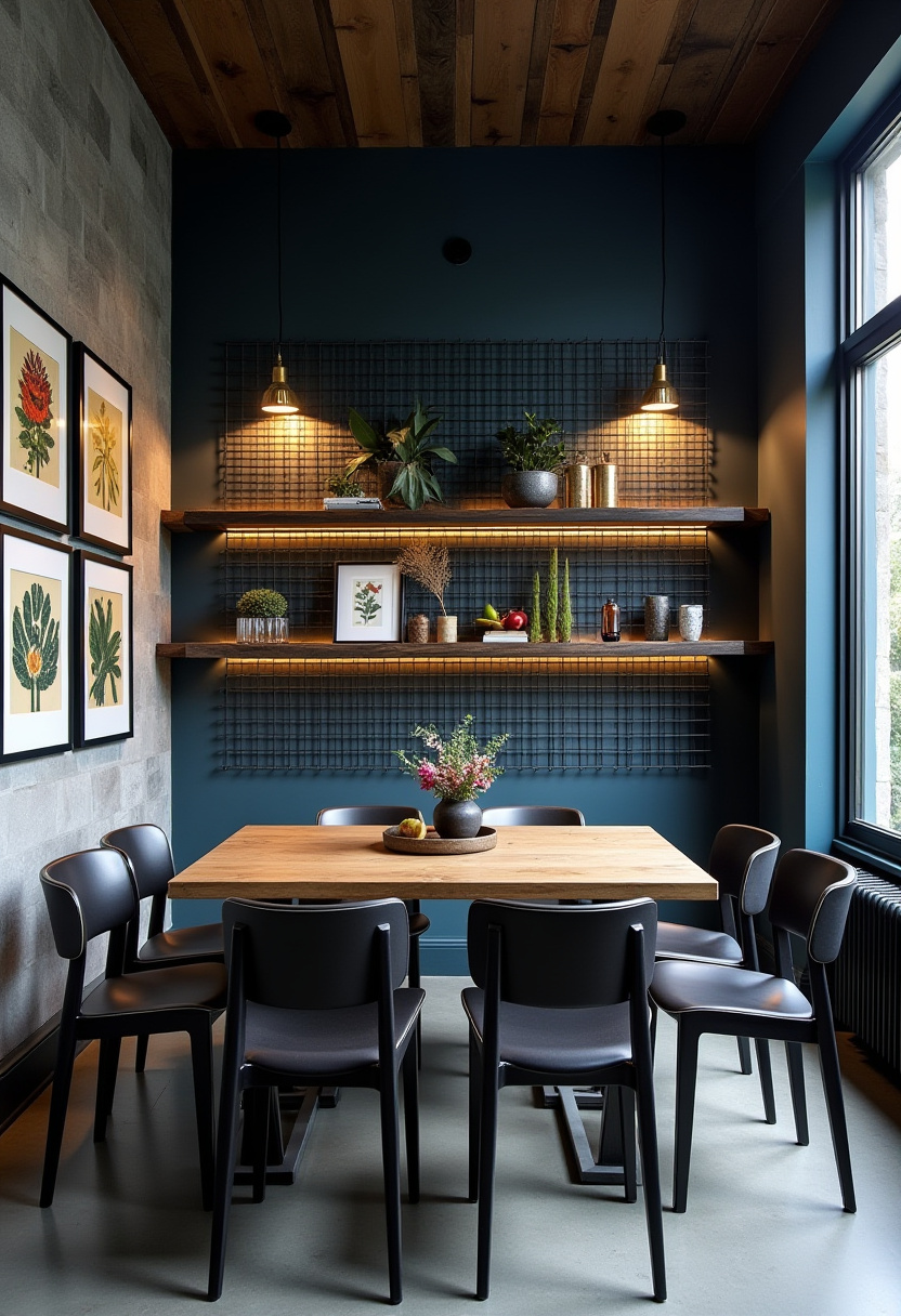 Dining Area Wall Decor Ideas With Window