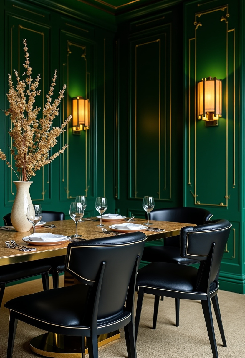 Dining Room Wall Color Ideas Green 