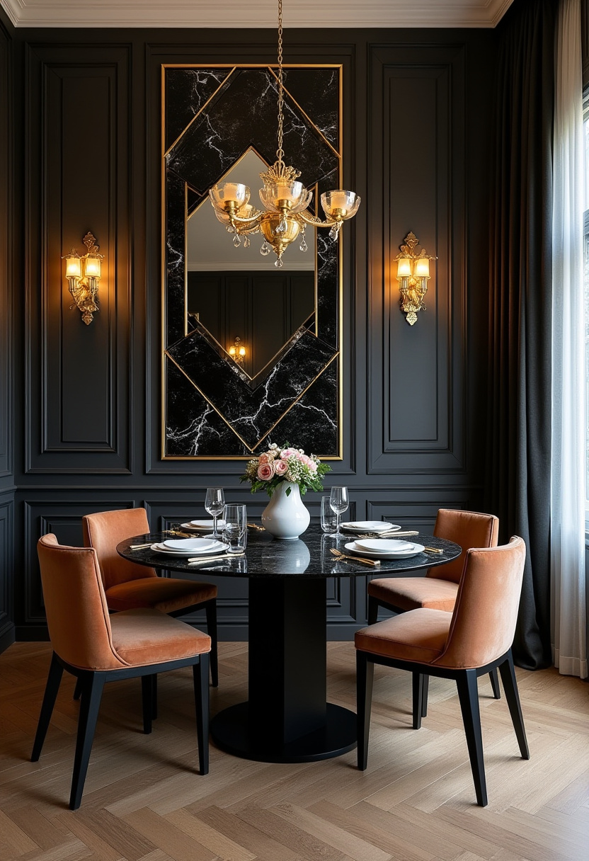 dining room wall decor minimalist modern