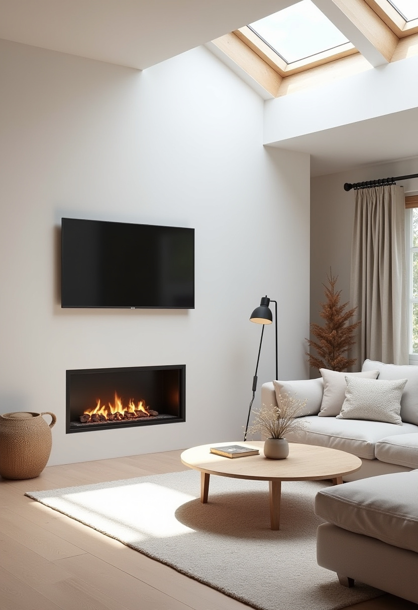 41+ Modern Fireplace Wall Living Room