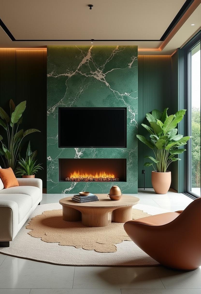 49+ TV and Fire Wall Ideas Living Room