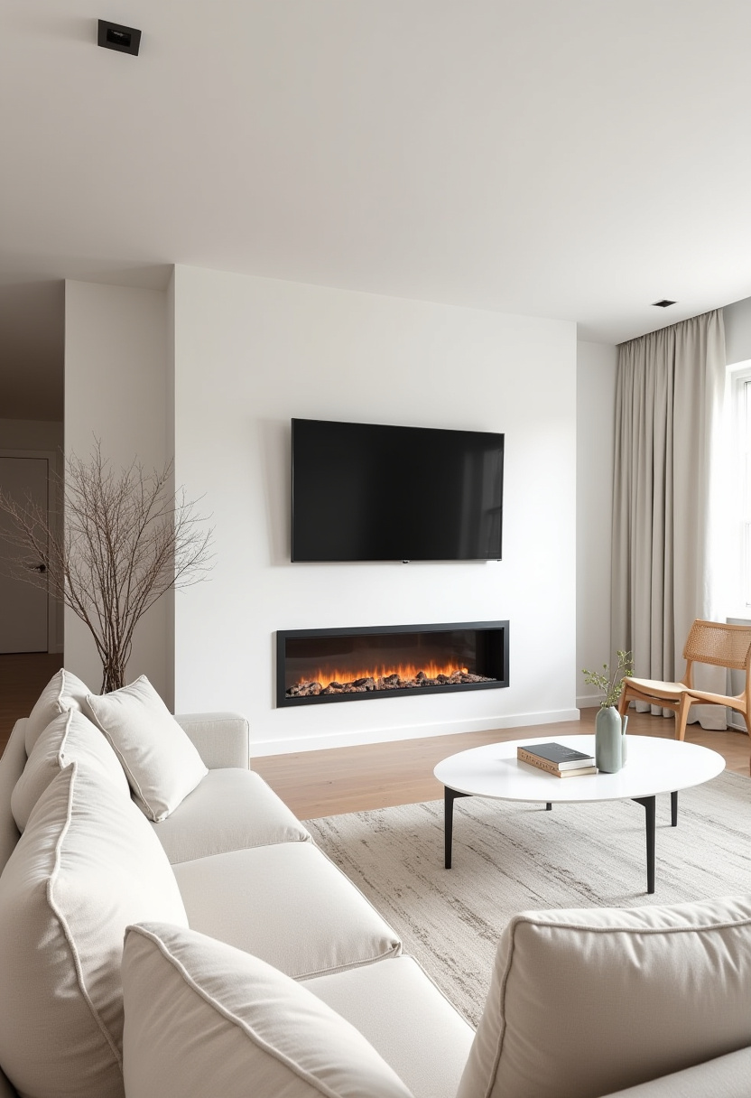 57+ Fireplace Modern Design TV Wall