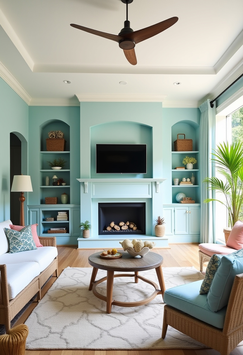 Fireplace TV Wall Plans