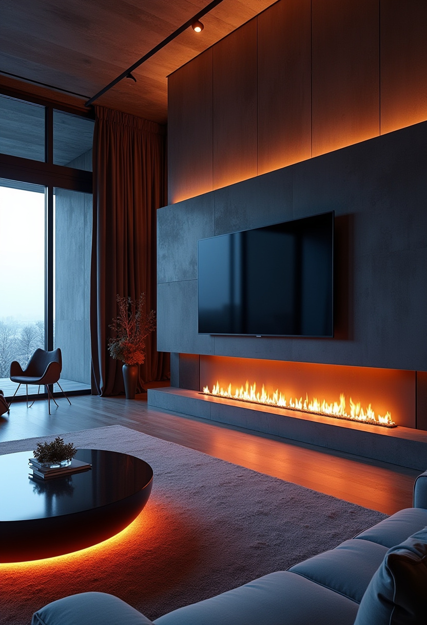 36+ Fireplace TV Wall Decor Living Rooms
