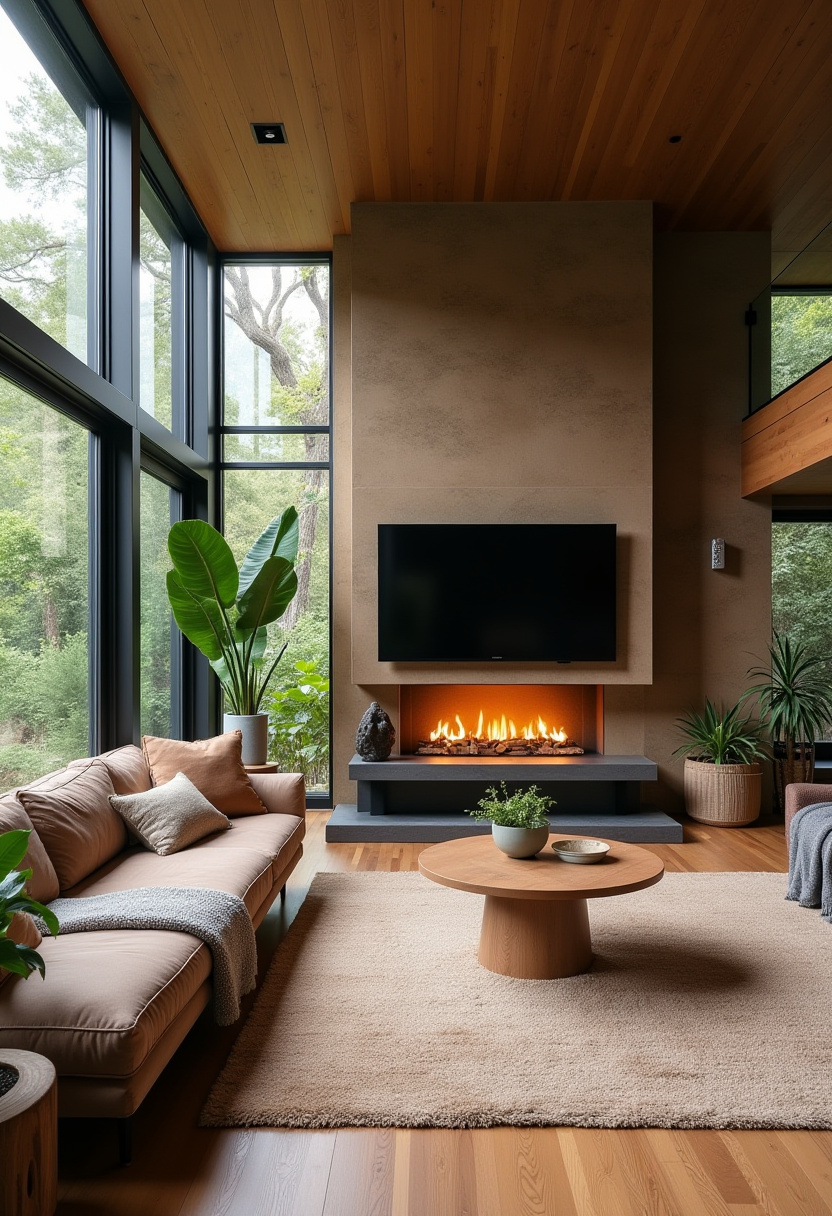 39+ Built ins around fireplace