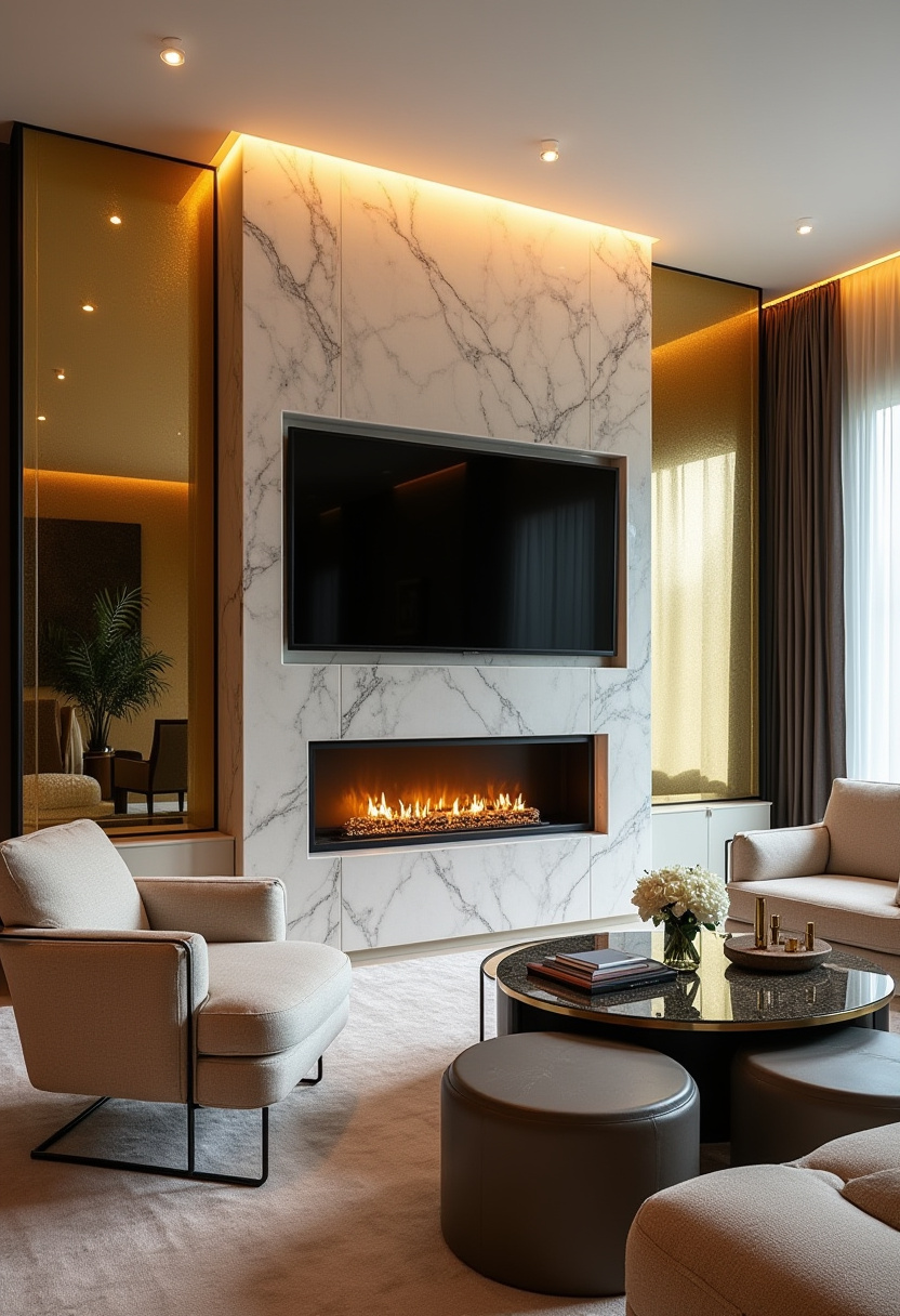 49+ Tv above fireplace ideas