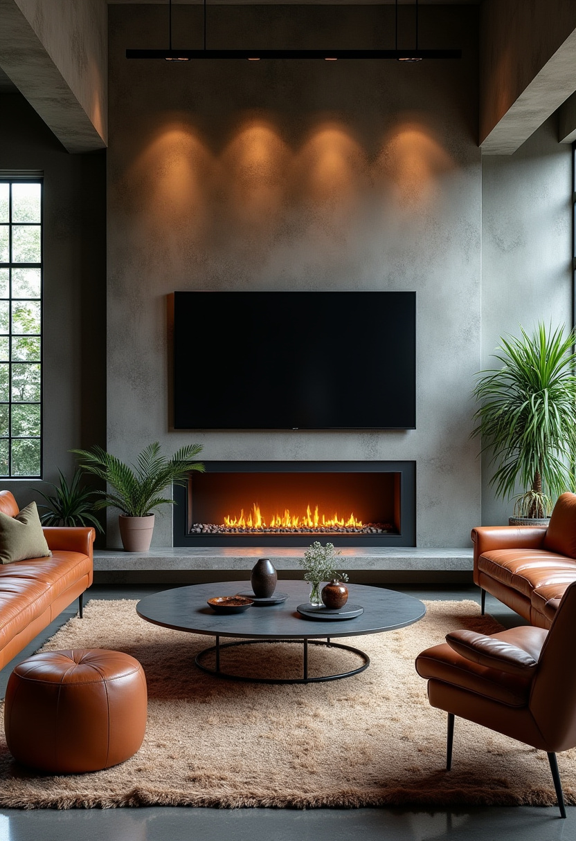 52+ Living room fireplace decor
