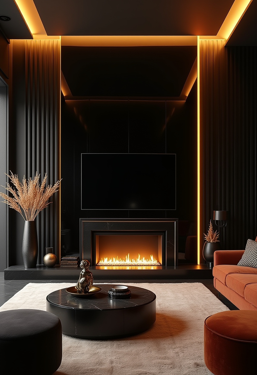 Fireplace TV Wall Living Room