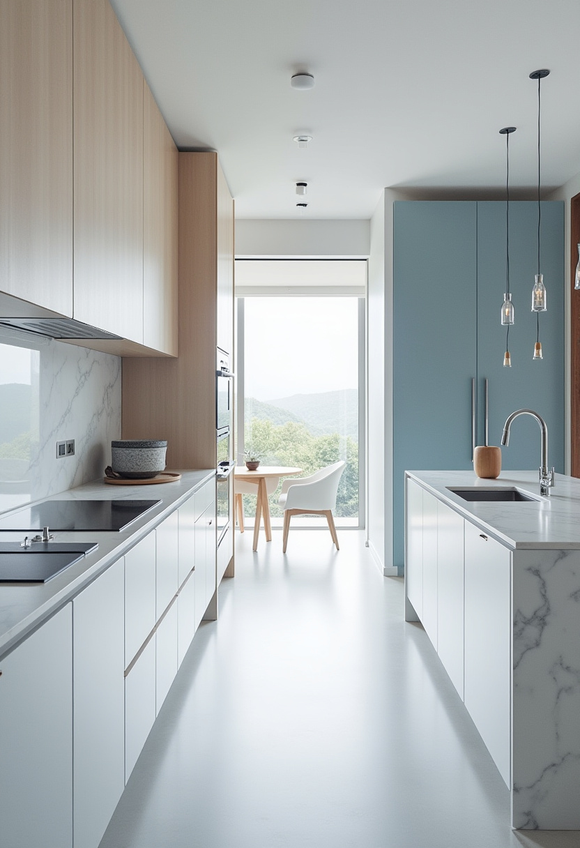 46+ Open Area Kitchen and Living Room