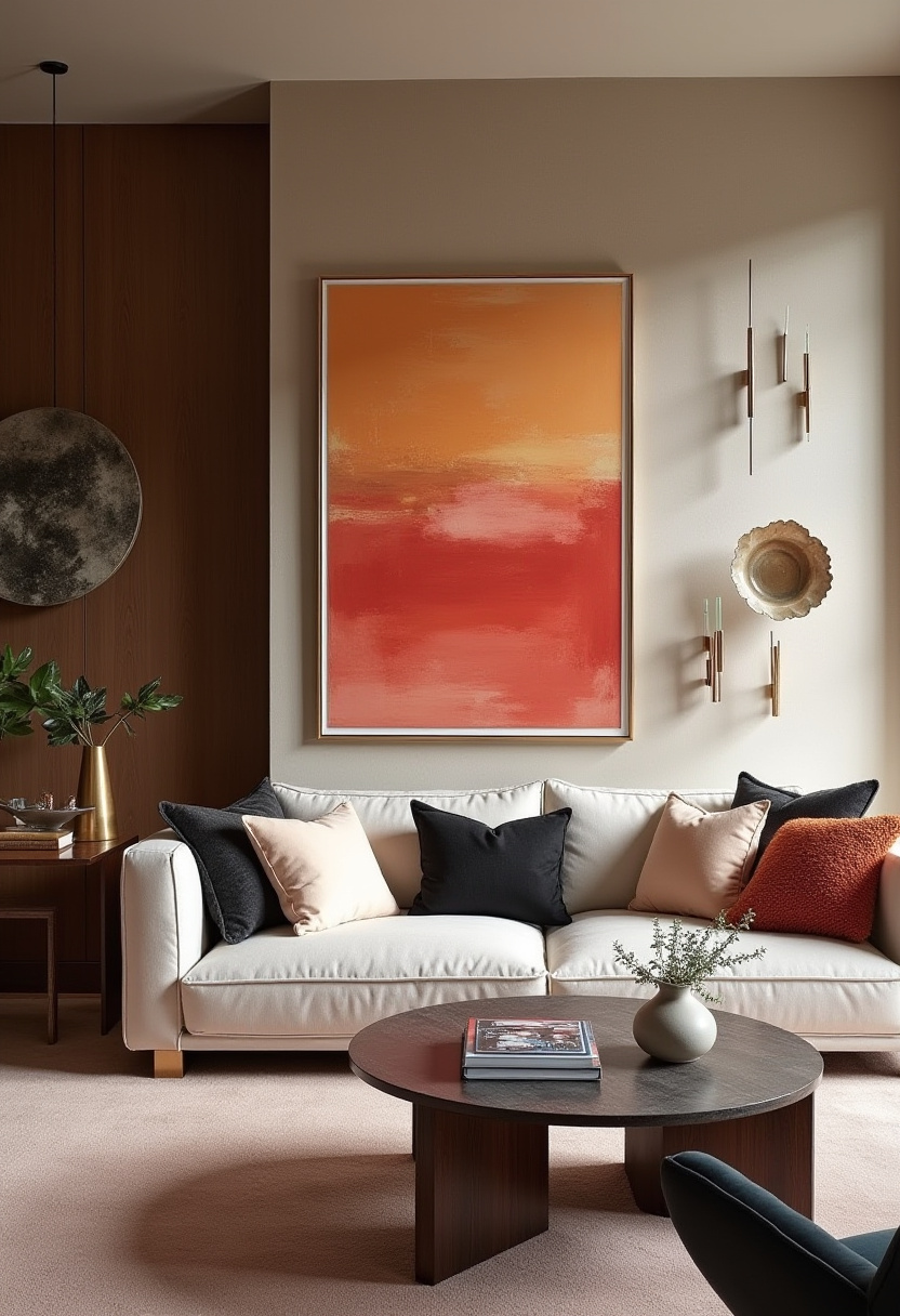 39+ Living Room Wall Decor Ideas Modern