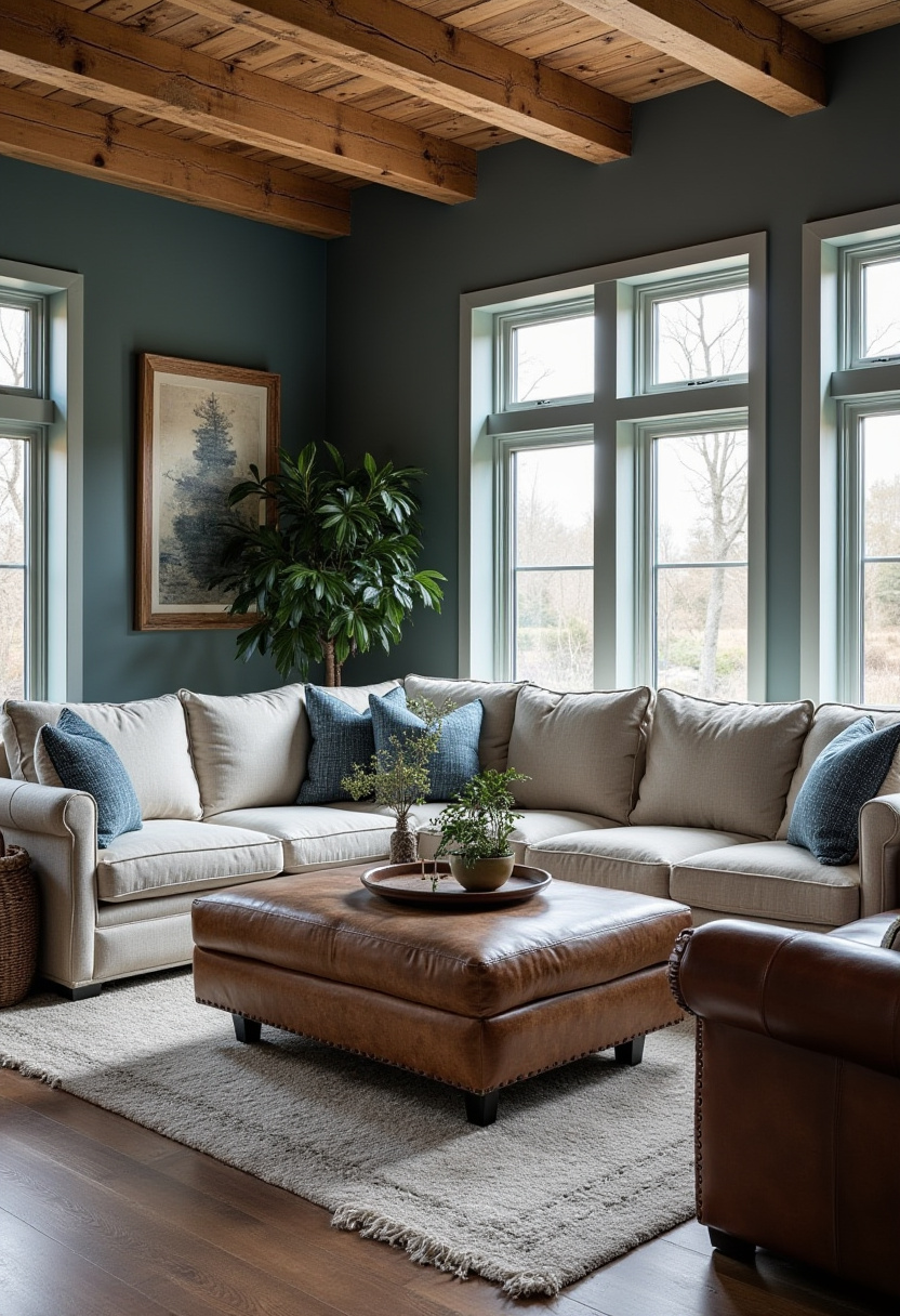 modern coastal living room 13