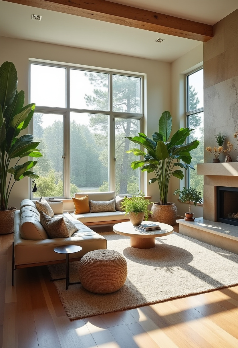 modern coastal living room 16