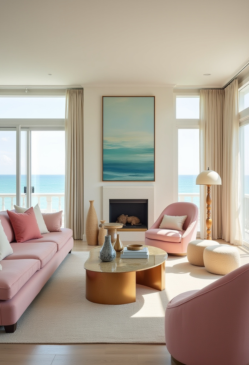 modern coastal living room 26