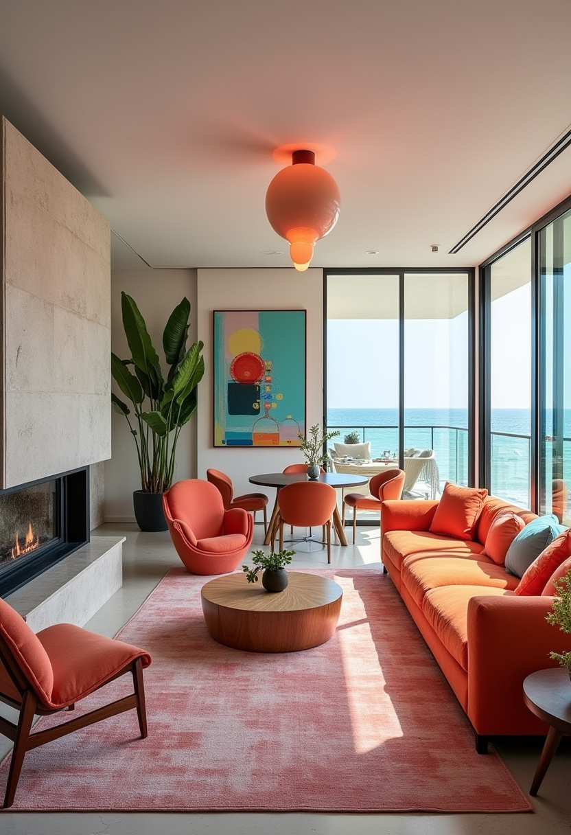 modern coastal living room 27
