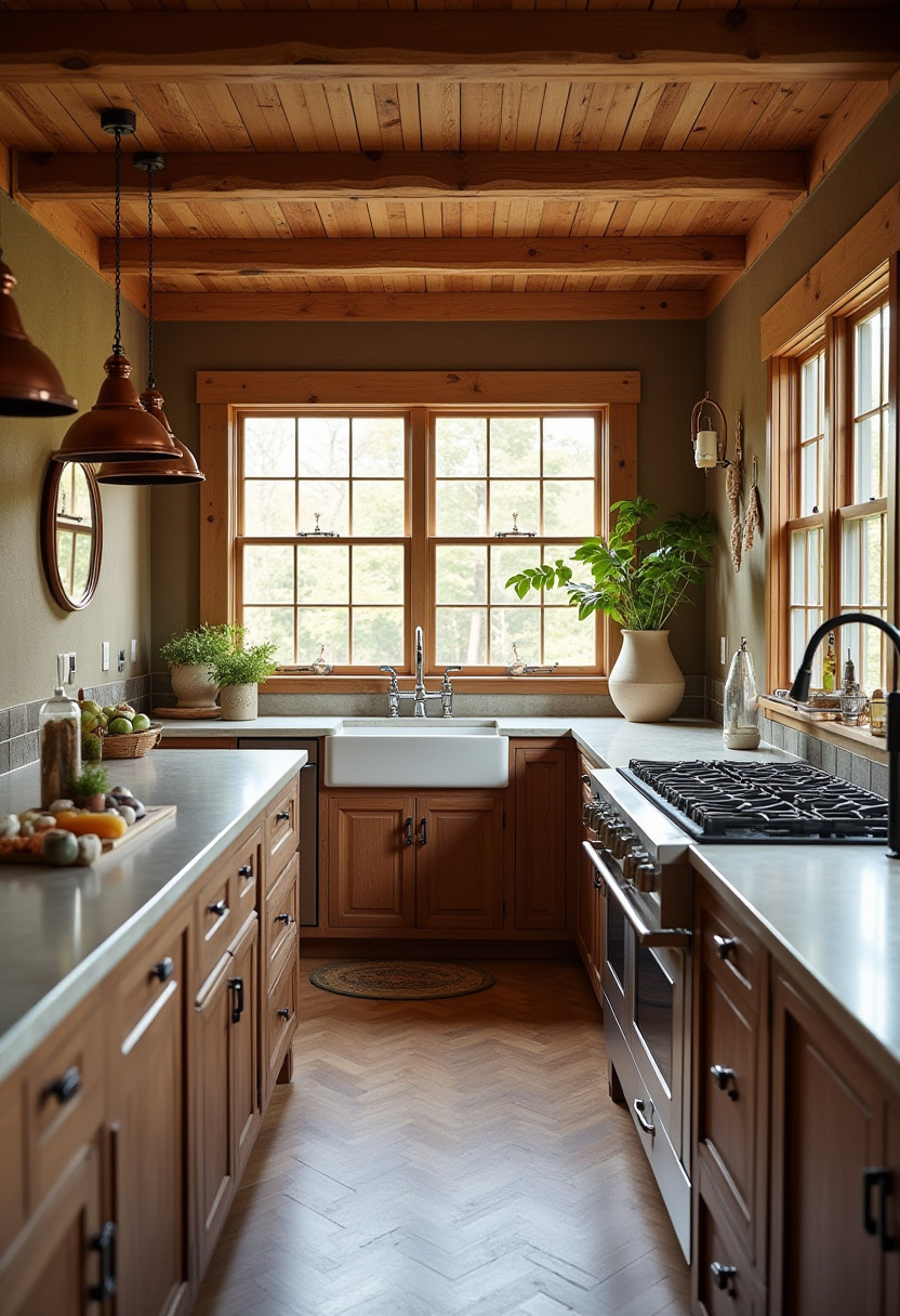 Small Rustic Kitchens