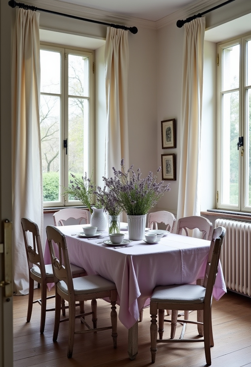 Small Dining Room Design Round Table