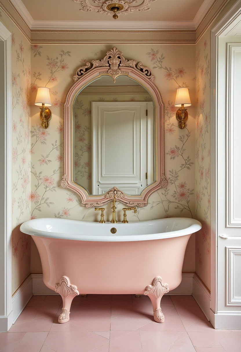 37 Small Full Bathroom Ideas Pink 