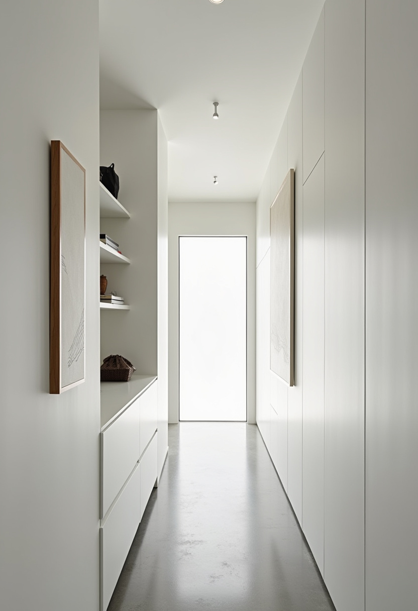 Small Hallway Ideas Minimal Decor