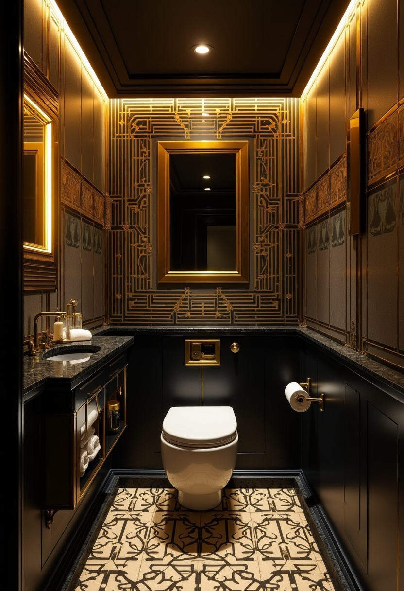 Small Toilet Room Ideas Decor Mirror