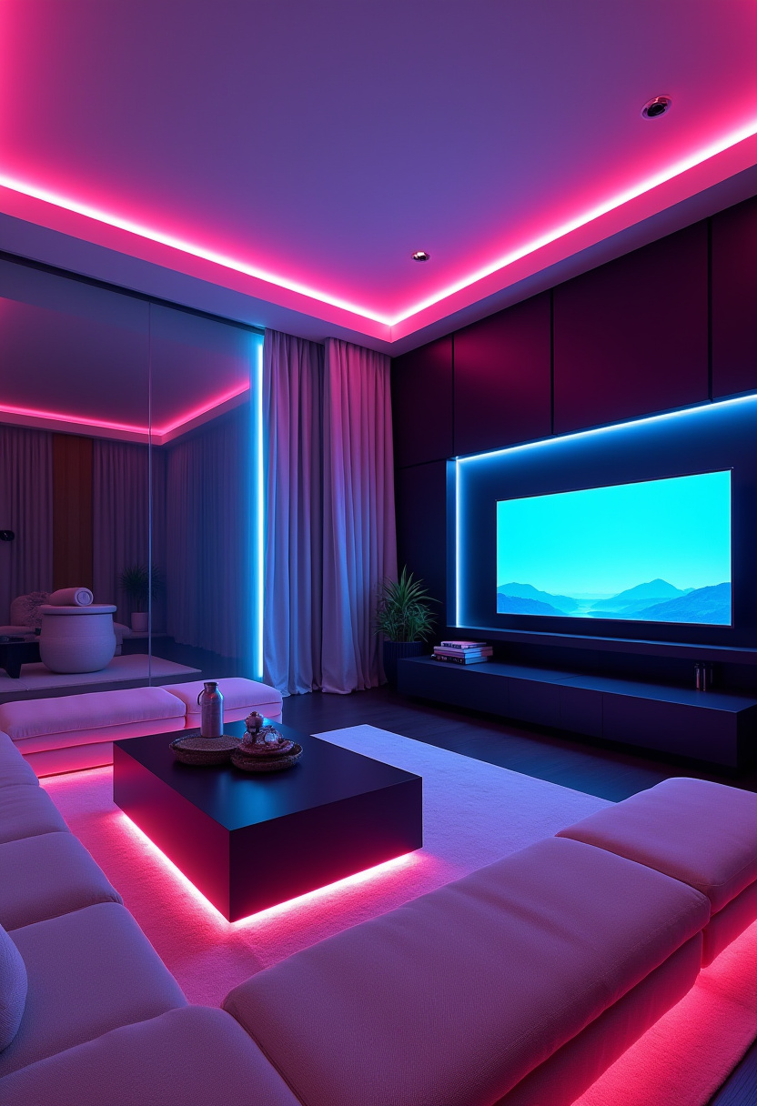 Small Lignting Room Ideas With TV