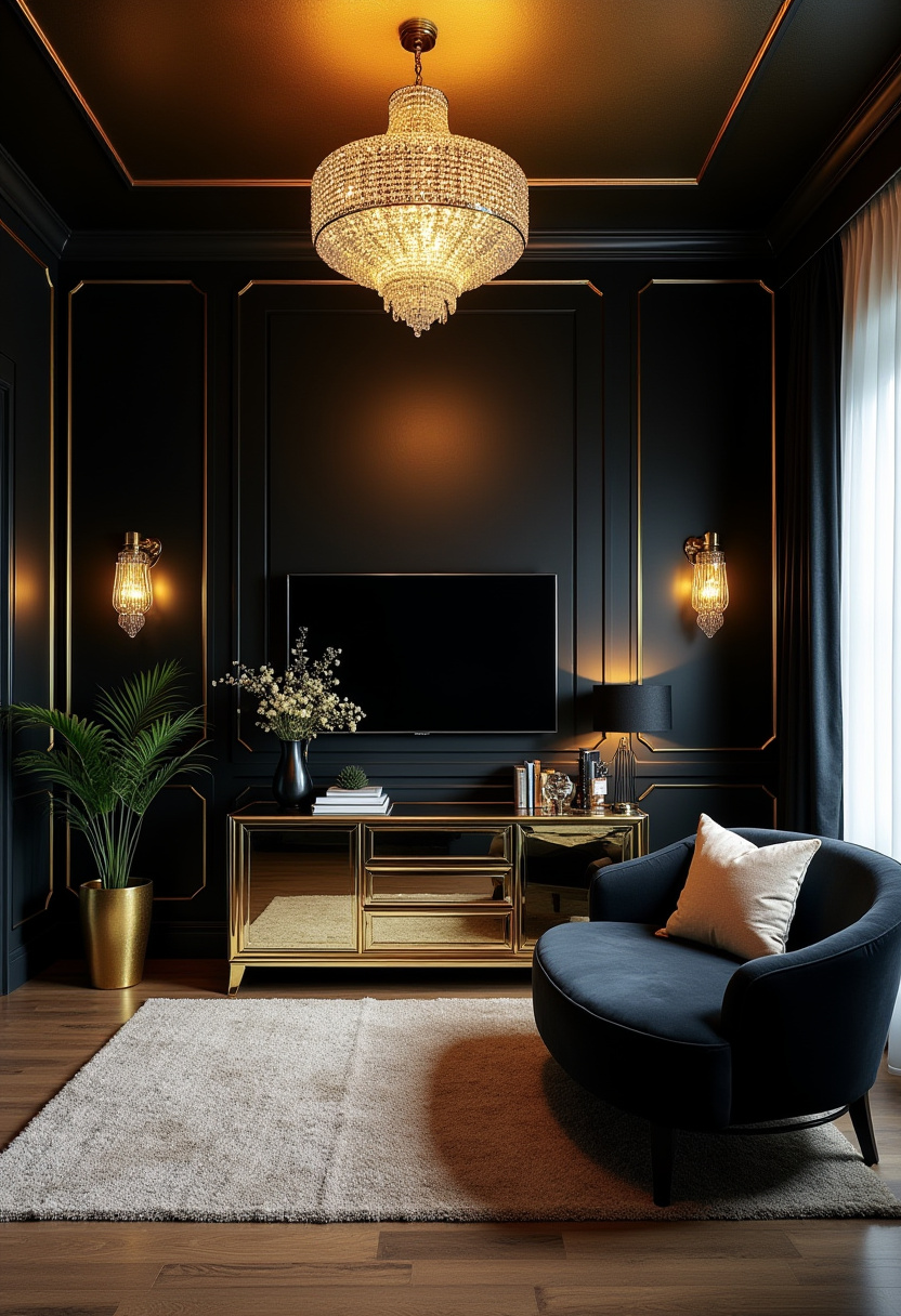 Small Living Room Layout With TV