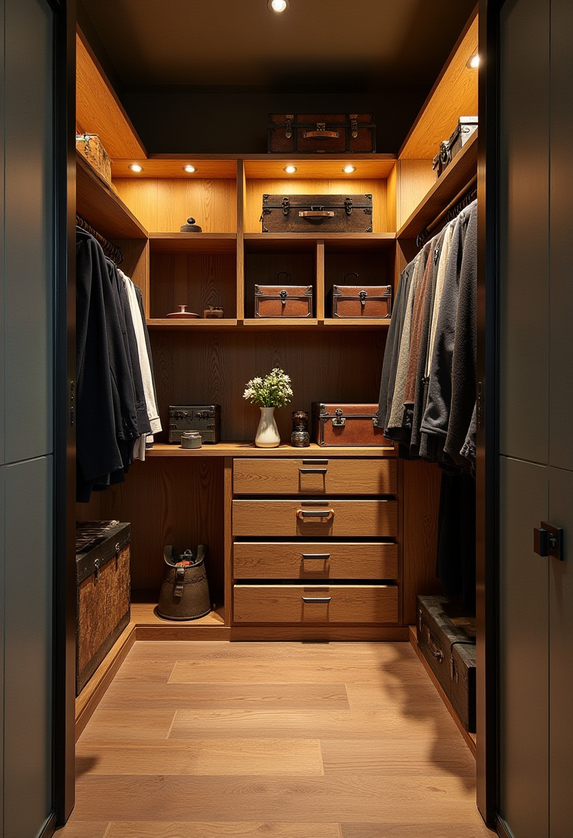 Small Walk in Closet Ideas With Dresser