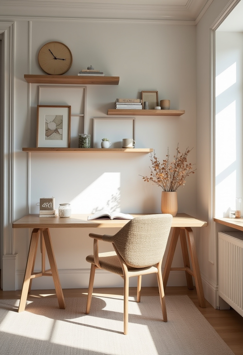 Small wall decor ideas With Study Room