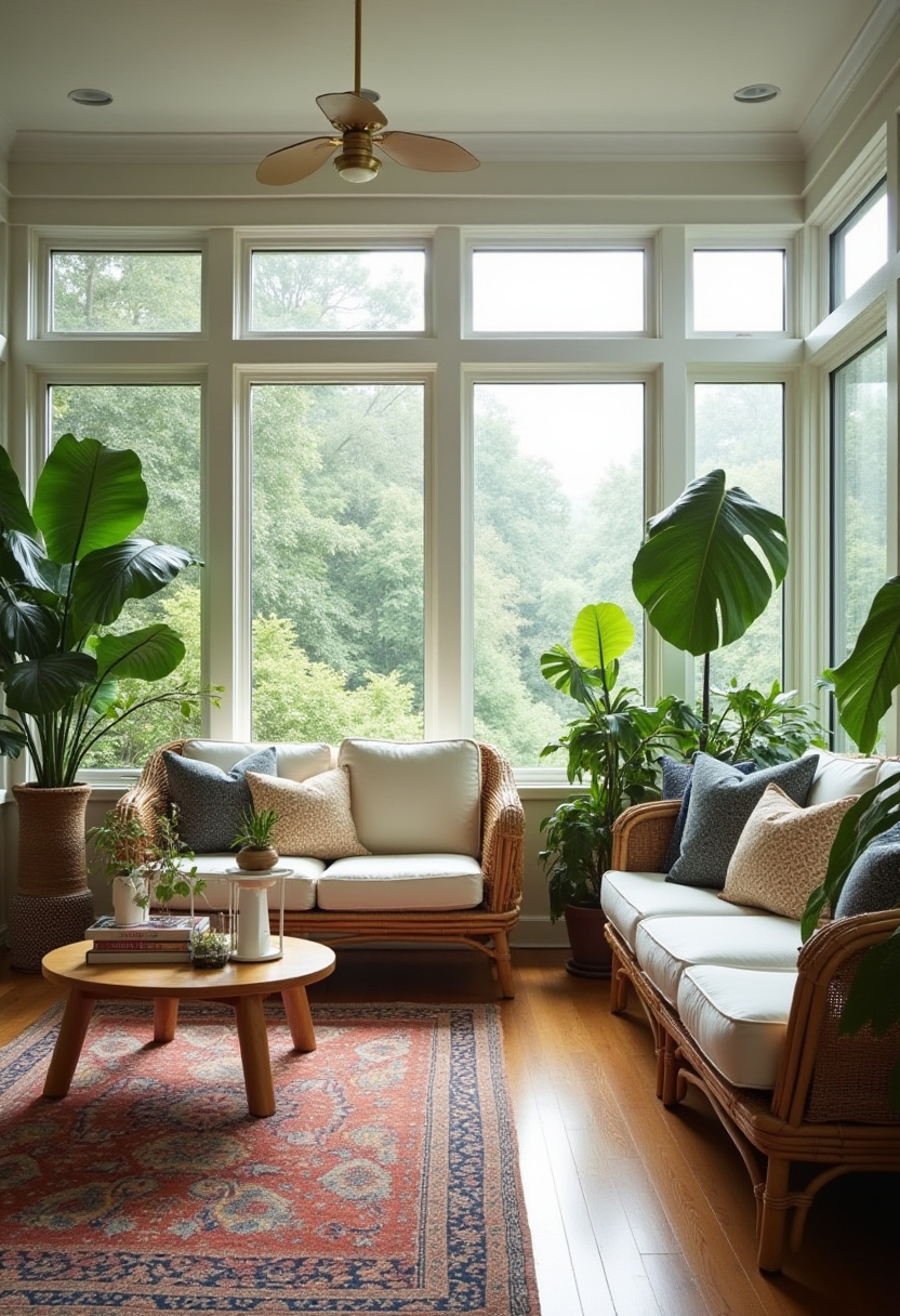 Sunroom Living Room Design 