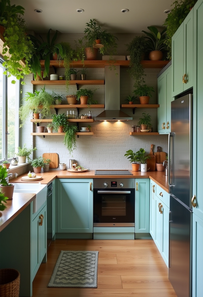 Small Square Kitchen