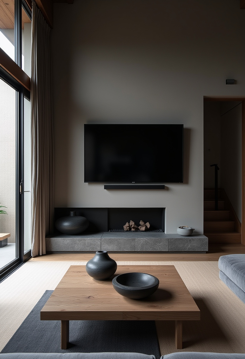 tv above fireplace ideas 10