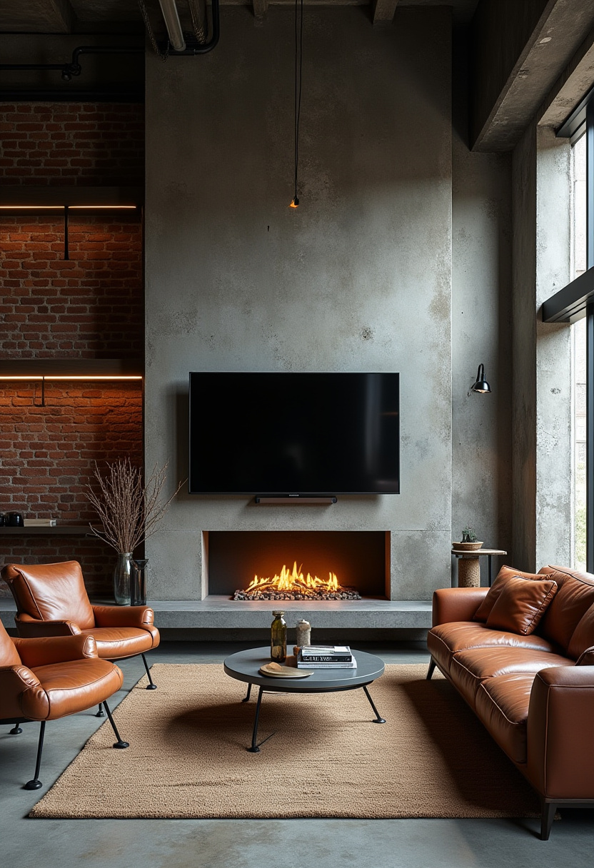 tv above fireplace ideas 13
