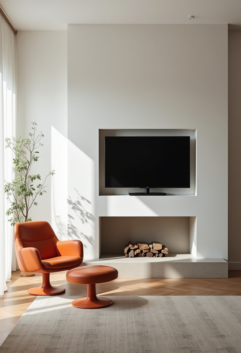 tv above fireplace ideas 15