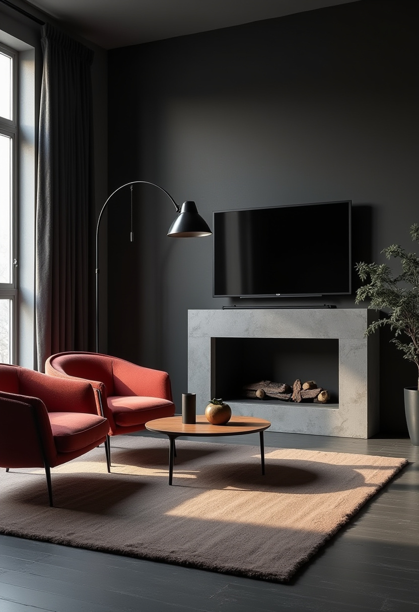 tv above fireplace ideas 25