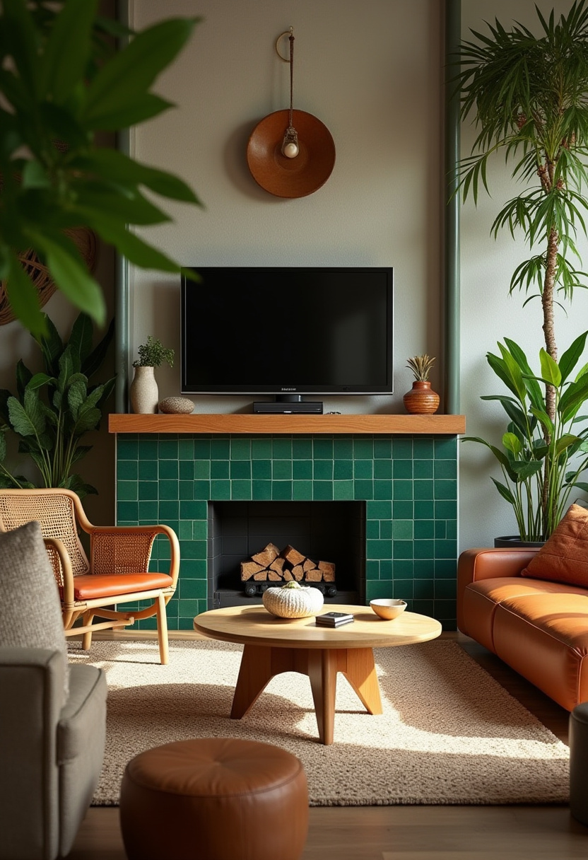 tv above fireplace ideas 29