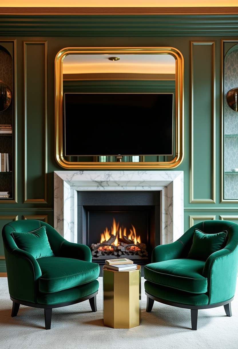 tv above fireplace ideas 4