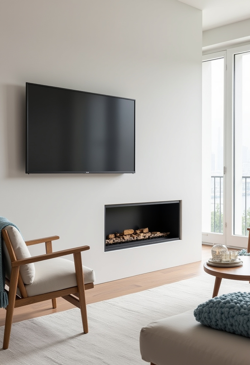 tv above fireplace ideas 5