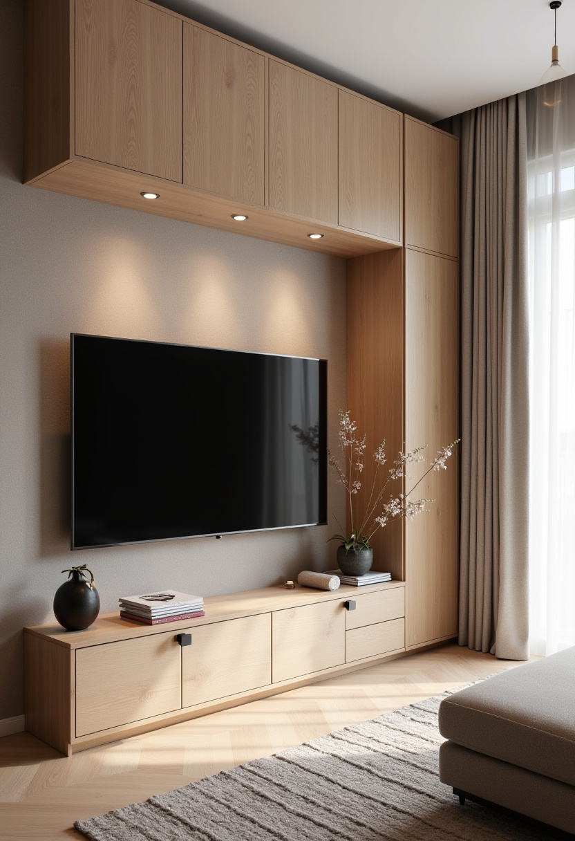 tv stand decor 2