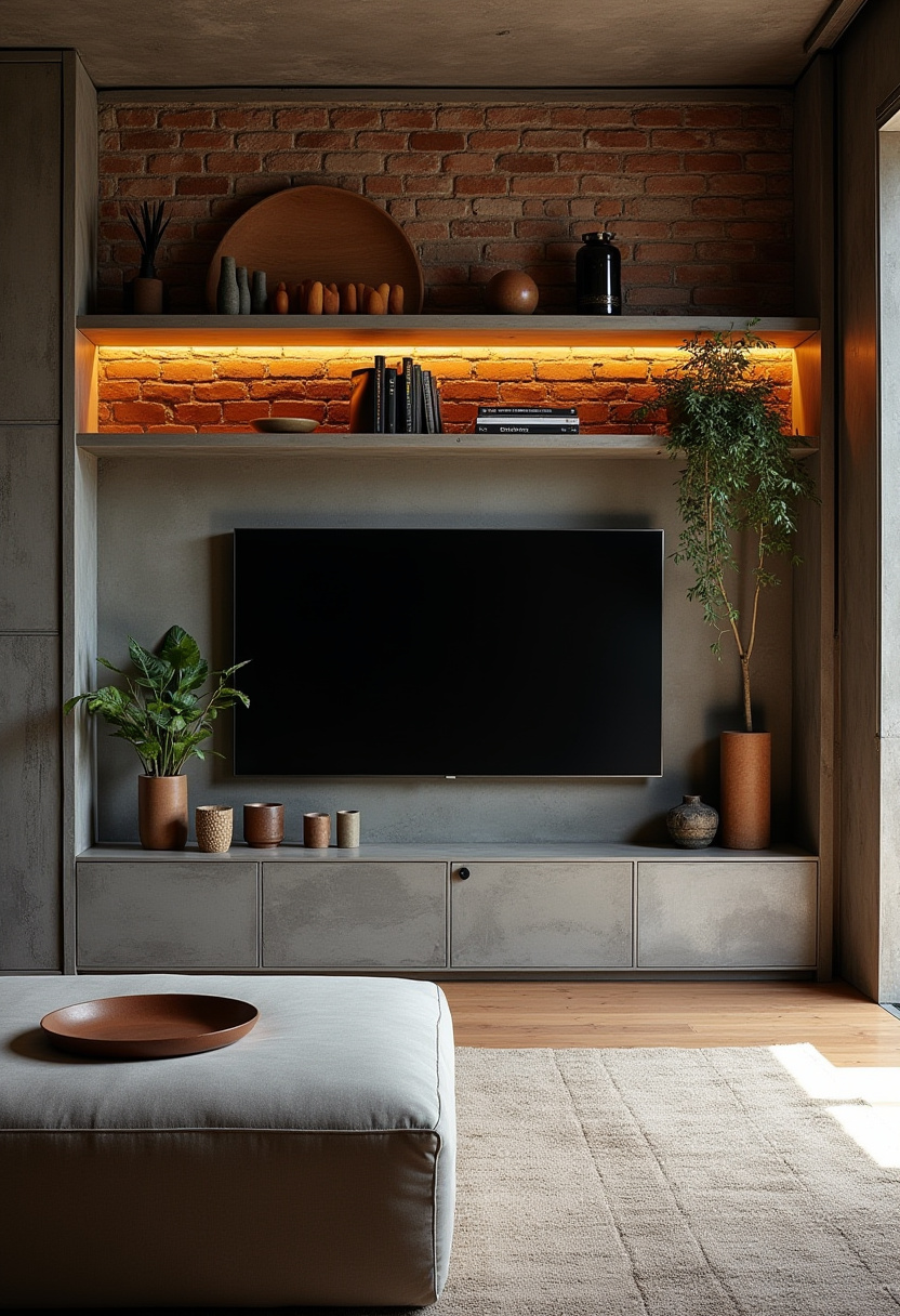 tv stand decor 3