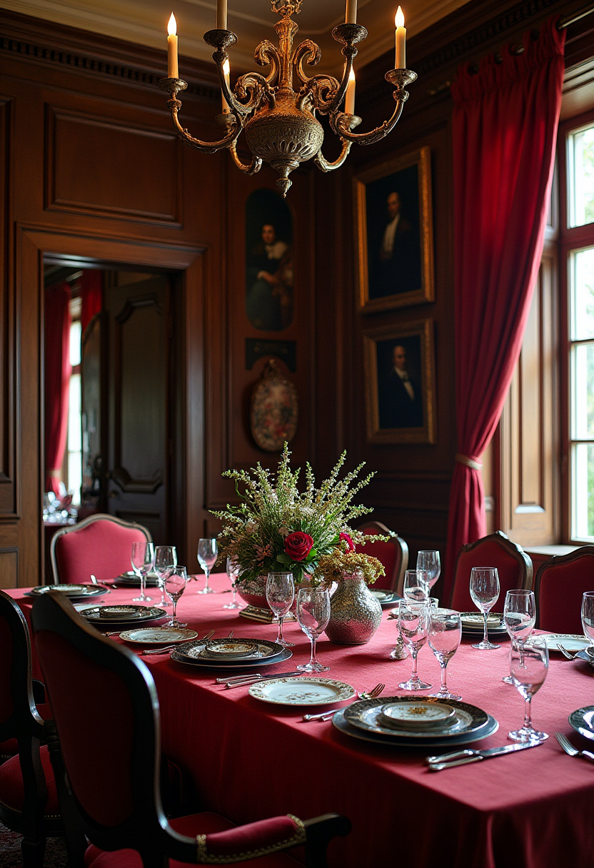 victorian dining room 26