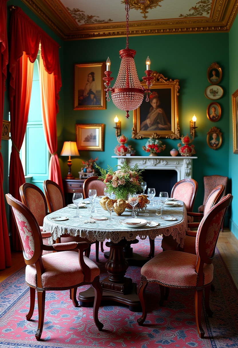 victorian dining room 30